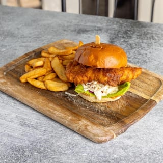 Beer Batter Fried Fish Sandwich